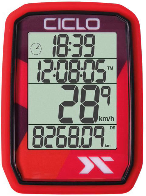 Ciclosport Bike Computer Protos 105 Red