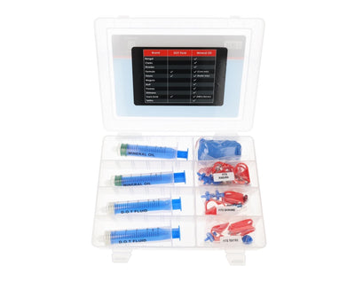 Elvedes rem ond. hydro bleeding ontluchtings kit universeel tbv vervangen mineraal dot vloeistof