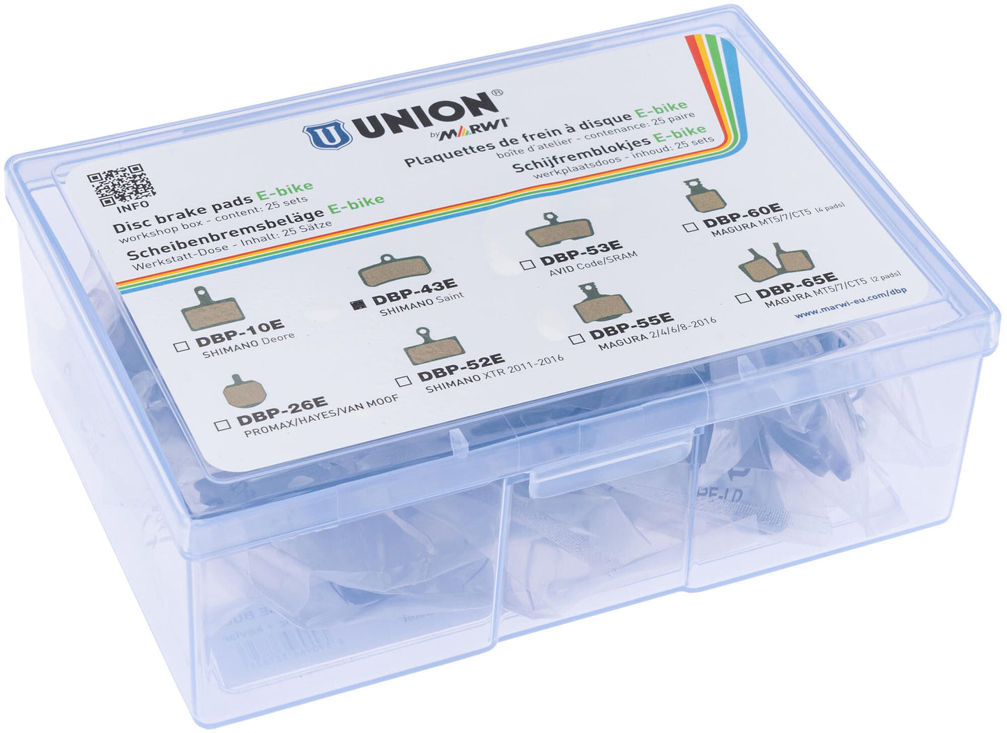 MARWI Disc Brake Block Set DBP-43E Saint (25st)