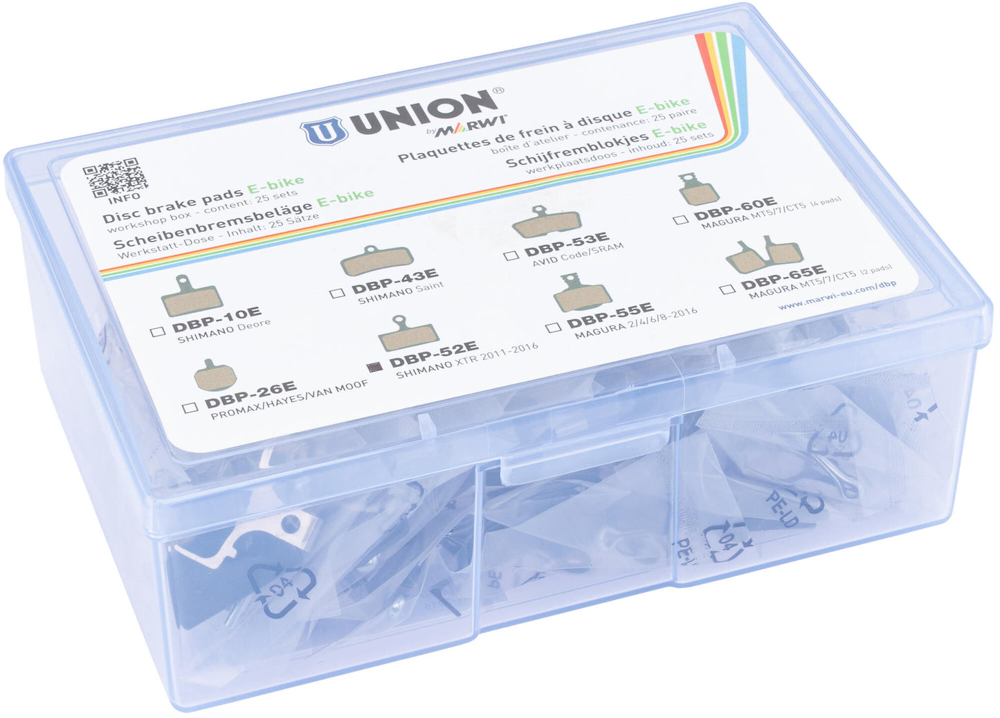 MARWI DISC BLOCK BLOQUE SET DBP-52E XTR 2011-2016 (25º)