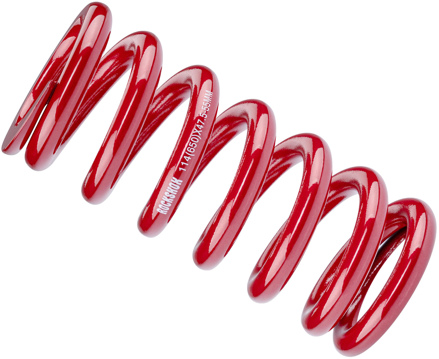 Rockshox feder spring rs 47,5-55mm 134mm 650 lb electr.red