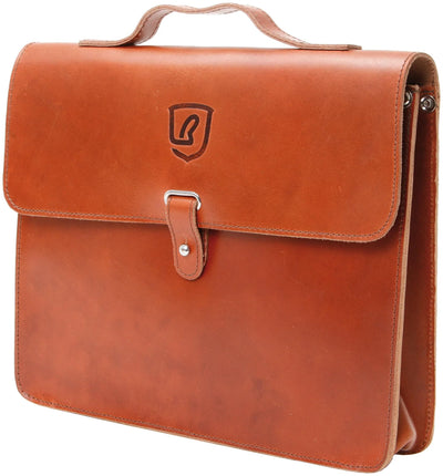 Brave Classic Frame Borsa in pelle marrone