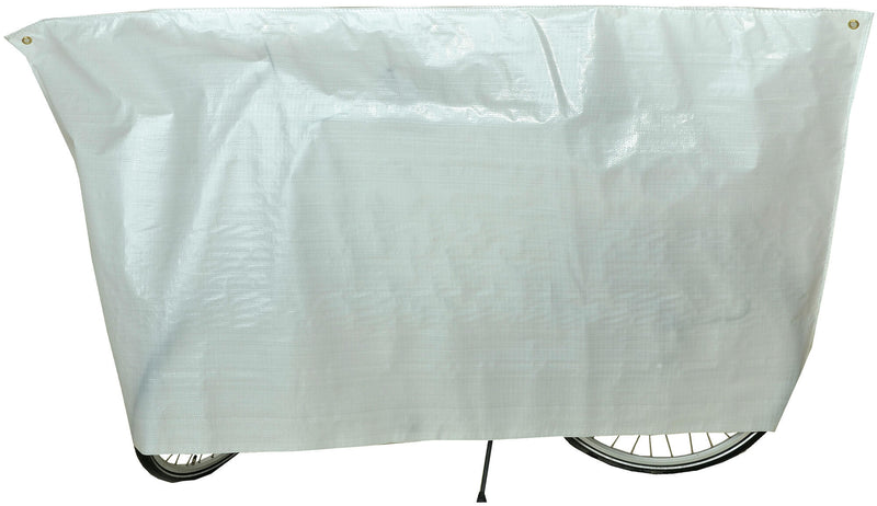 Copertura di protezione per biciclette VK (2) bianco con anelli