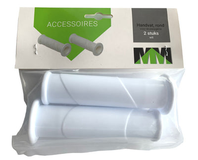 Tirador mm redondo blanco 2 piezas