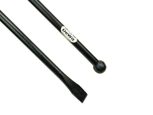 De wit stootijzer 1800 x 28mm knop en beitel dewit