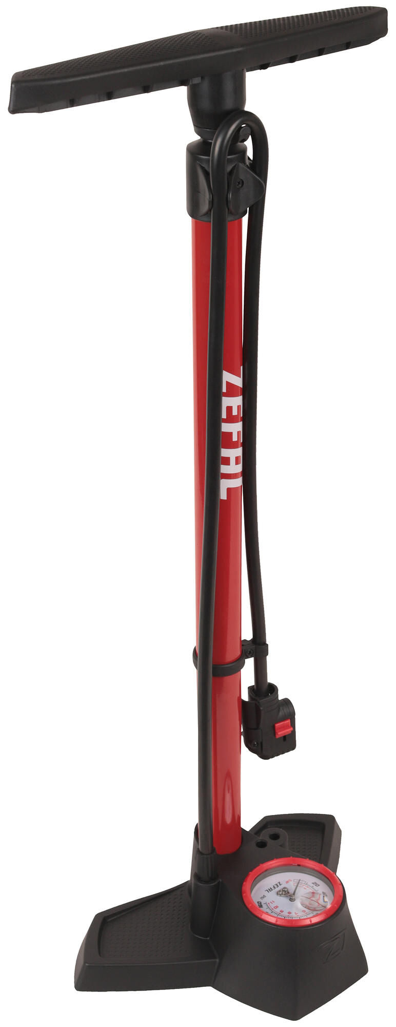 Zéfal vloerpomp profil max fp30 floor pump profil max fp 30 black red