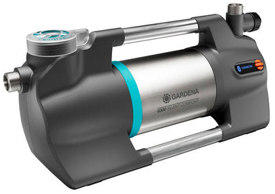Gardena besproeiingspomp 6300 silentcomfort (donkergrijs roestvrij staal, 1050 watt | bluetooth)