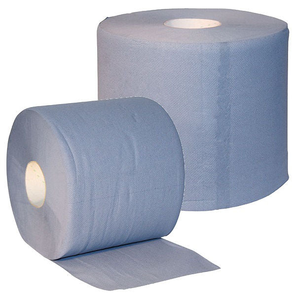 Papel de limpieza para ubres 3 capas encolado azul 1000 hojas %c3%a0 2 rollos 2