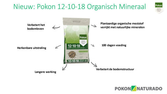Concime da giardino Pokon 12 10 18 375 kg minerale organico