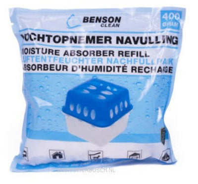 Benson recambio absorbente de humedad absorbente de humedad 400gr | 2 piezas