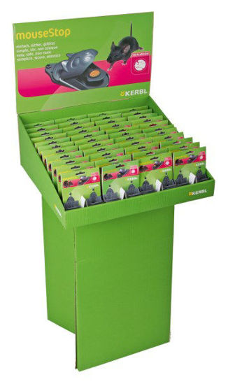 Espositore trappola per topi in plastica ferma mouse 44x 2 pezzi