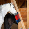 Halfronde koeborstel veeborstel blauwrood xl