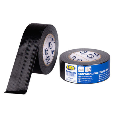 Hpx duct tape 1900 zwart 48mm x 50m