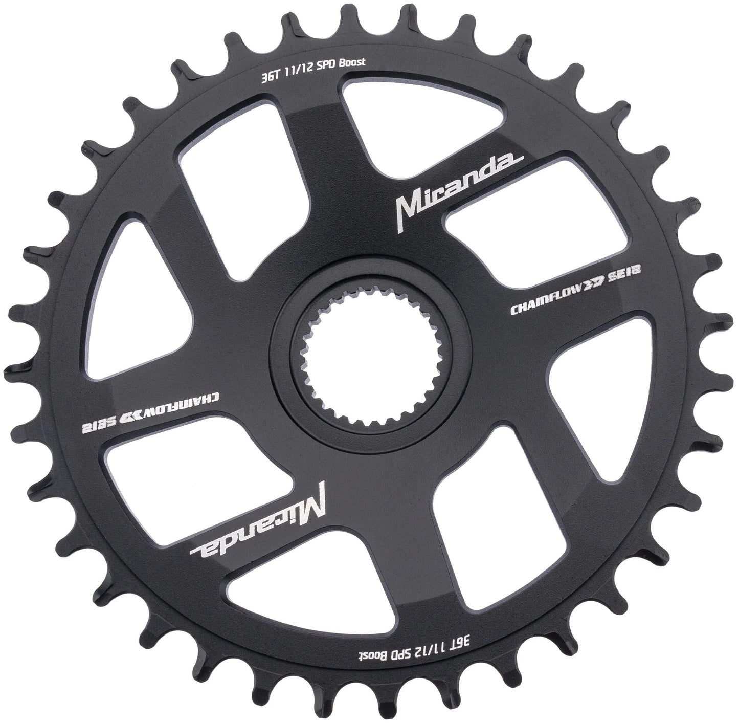 Miranda concaucata a catena superiore 3D SE12 Ring Ring 36t Gen.4 BES3