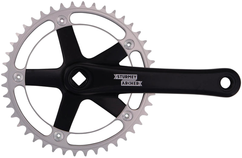Sturmey archer crankstel fct 62 64 single crank sets 44 z. 170 mm black