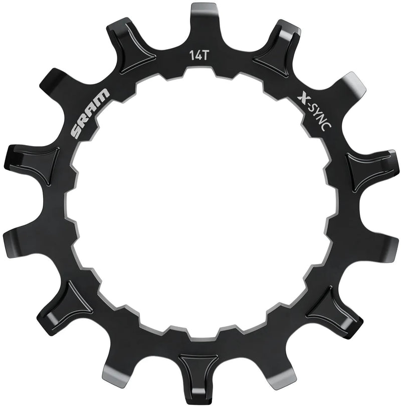 Sram motortandwiel sprocket f.bosch 14t.,steel,black
