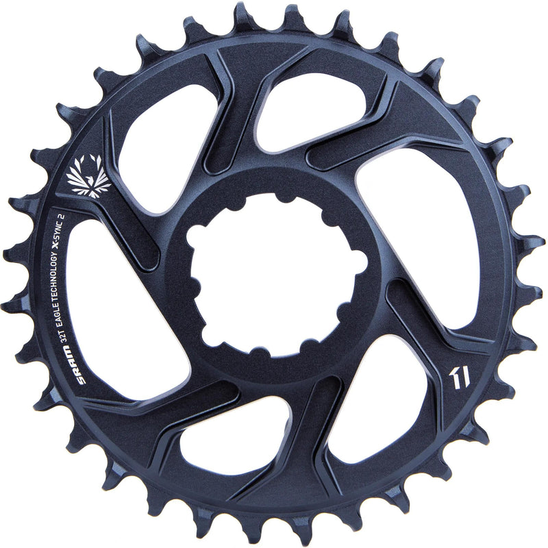 Sram kettingblad x-sync2 sl chain ring x-sync2 sl 32t. alu lunar grey