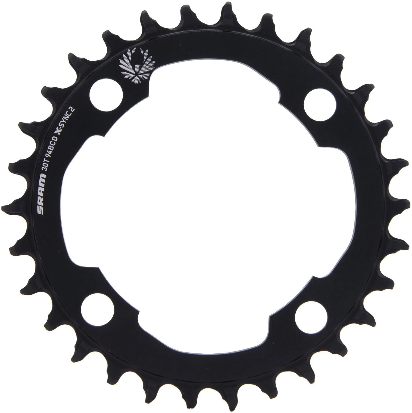Anillo de la cadena de sram sync 30 dientes alu negro