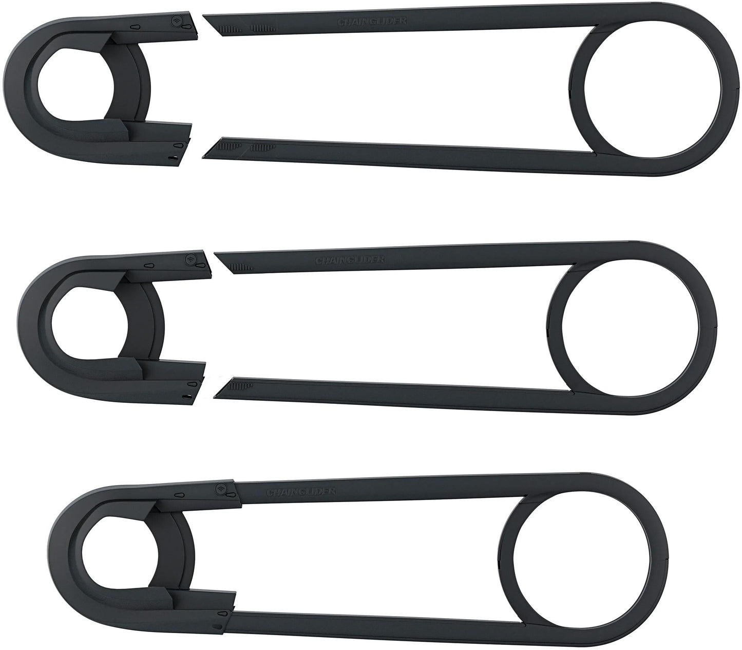 HEBIE CHAINGLIDER 38 TANDS - LANG 486-535MM - Nexus 5 E -Bike - Black