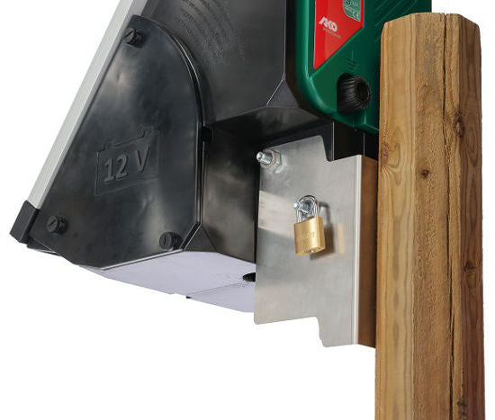 Ako paalhouder voor montage op een houten paal voor zonnepan