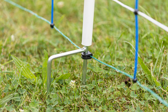 Ako titannet 145 blauwwit 25m 145cm dubbele pen