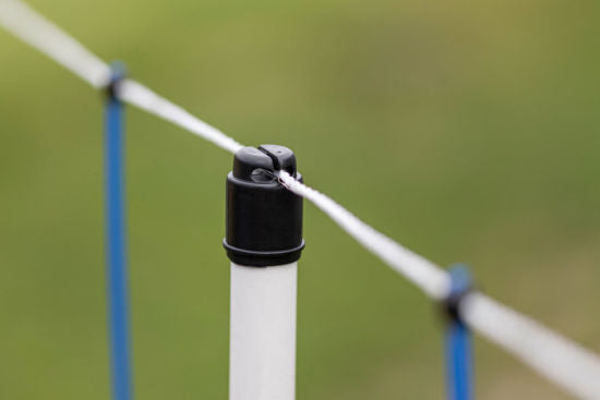 Ako titannet 145 blauwwit 25m 145cm dubbele pen