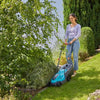 Gardena grasmaaier easymax 32 18v (turquoise grijs, 1x systeemaccu p4a pba 18v 72, 1x snellader p4a al 1830 cv inbegrepen)