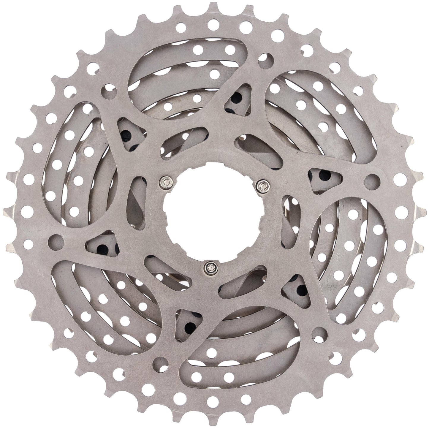 Contec CT Cassette Grad 11-36T 9SP SIL. nero