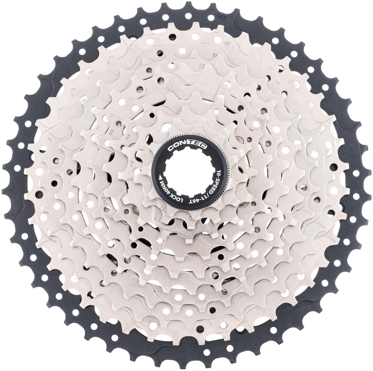 Contec cassette grad ct cassette grad 11-46t 10sp sil. black