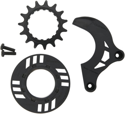 Miranda Stick-Tandwiel Sprocket 15t Anillo de protección de cadena + guía