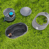 Gardena pipeline-irrigatiesysteem aquaprecise op zonne-energie voor gazon sprinklersysteem (grijs turquoise)