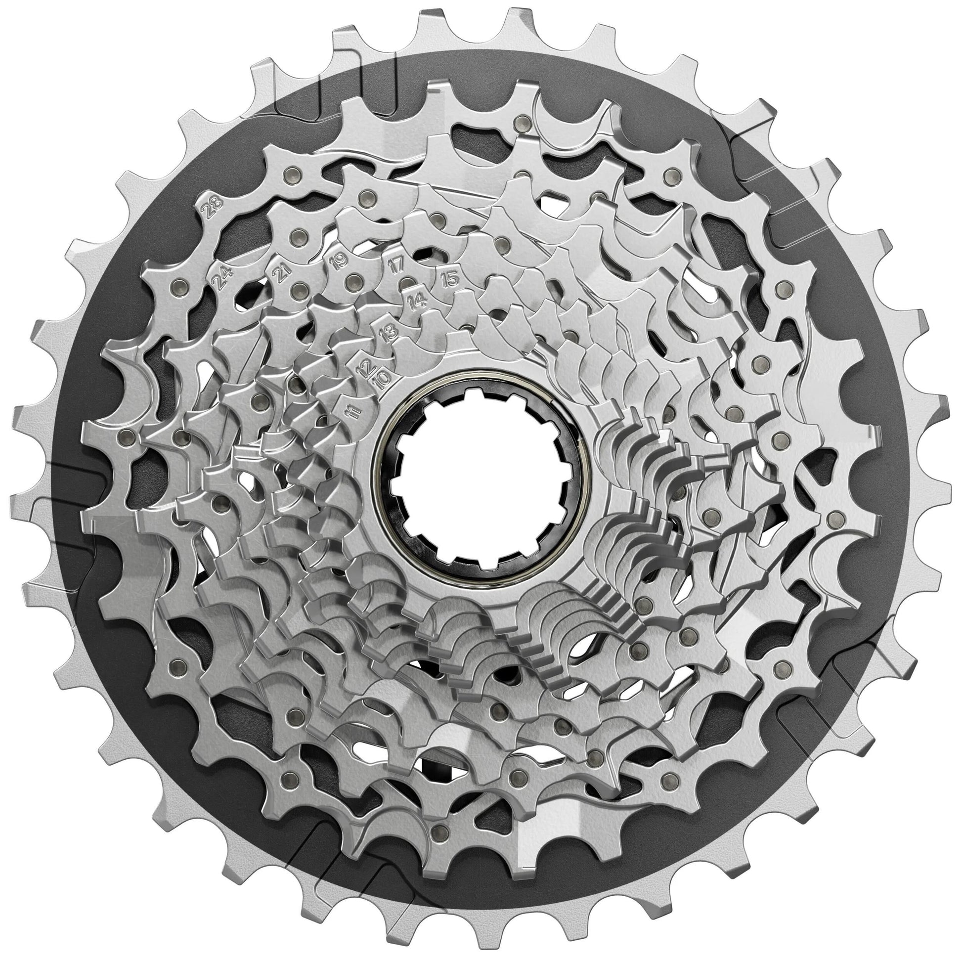 Cassetta SRAM XG-1270 E1 10-33 Z. Argento