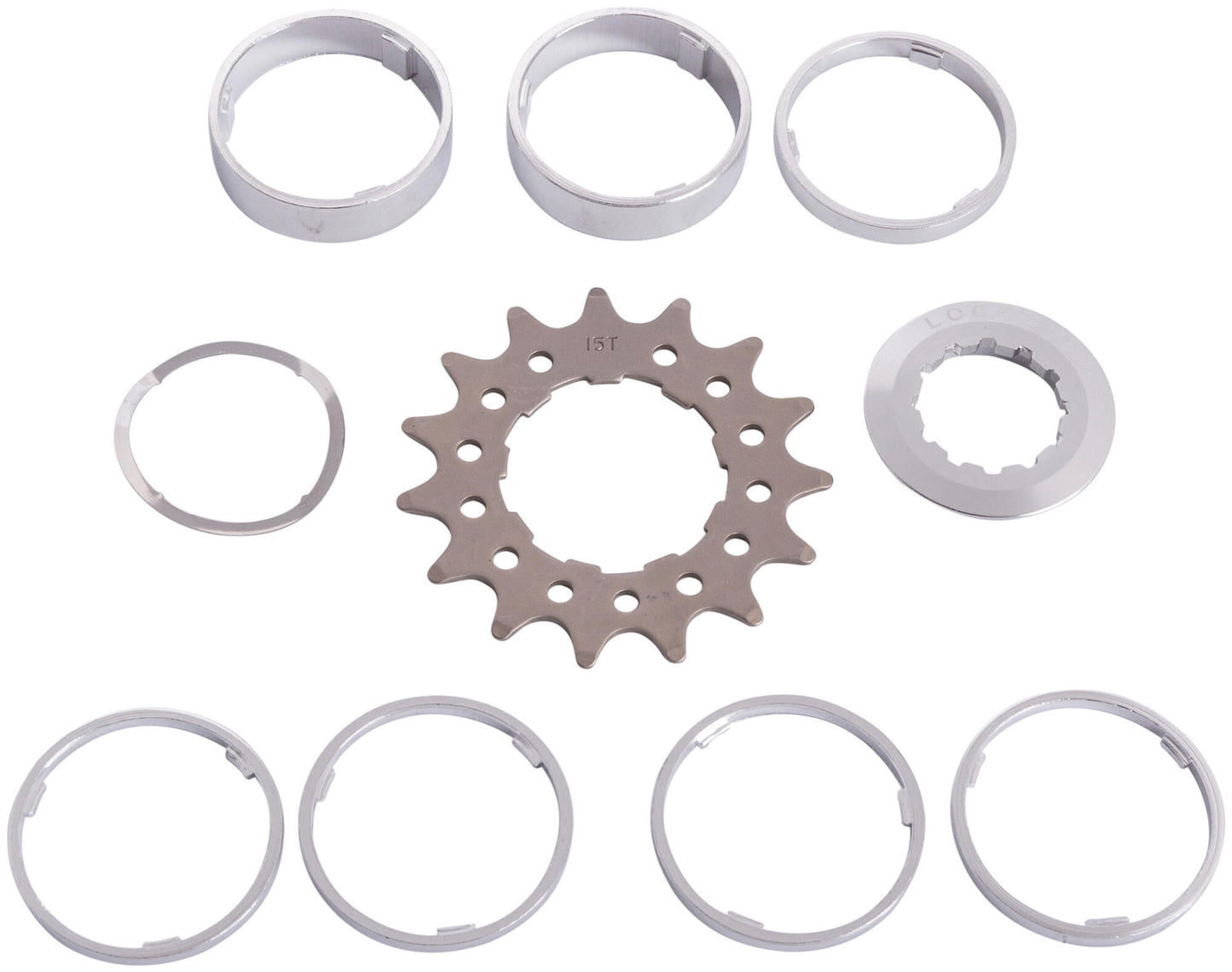 Punta Sprocket W.Spacer Set 15T