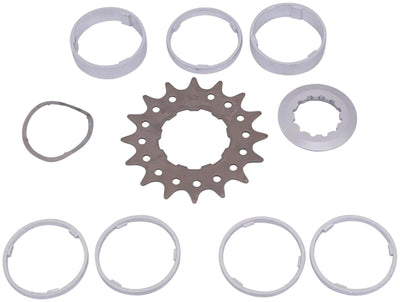 Sprocket de punto w.spacer set 16t