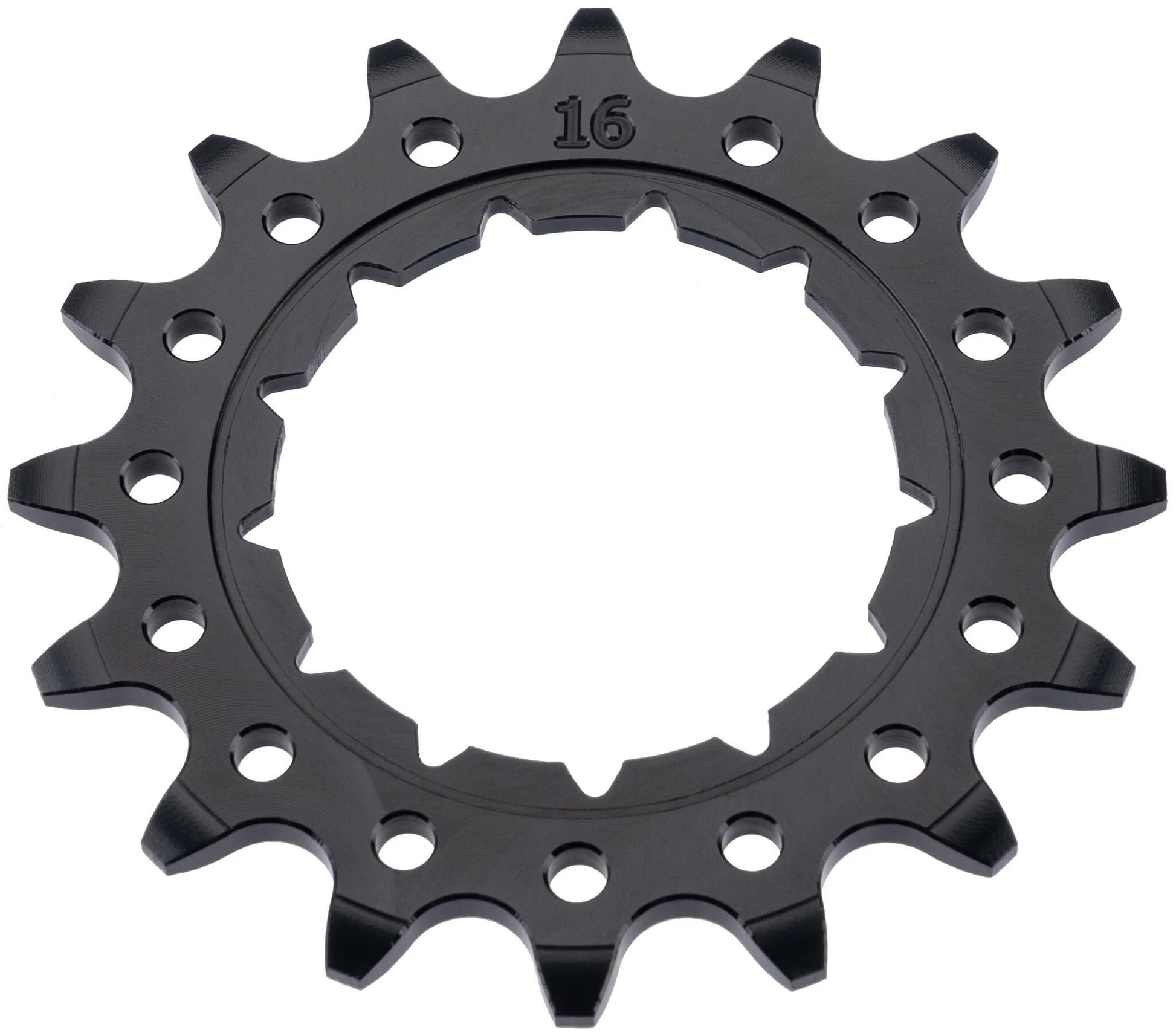 KMC Gear Rohloff Wide 16t detrás de Alu Black