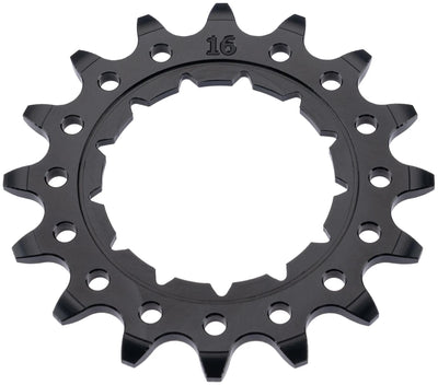 KMC Gear Rohloff Wide 16t detrás de Alu Black