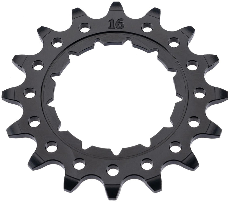 Kmc steek-tandwiel sprocket rohloff 1 2 x 1 8 16 teeth alu