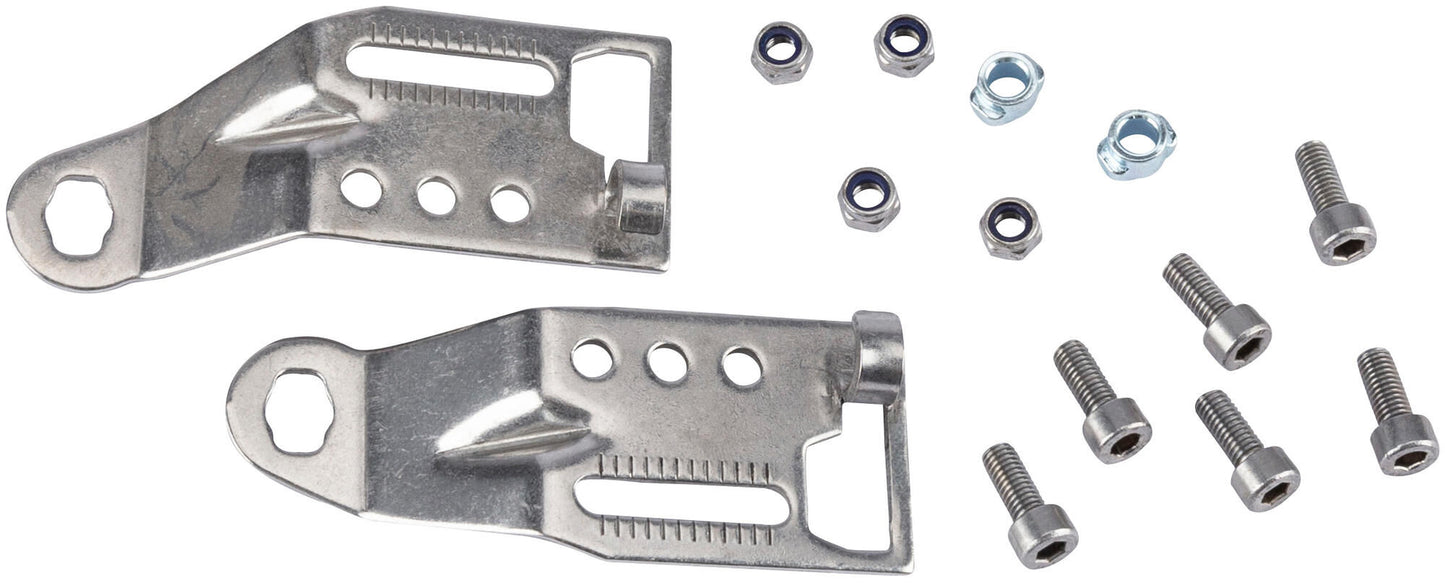 Placa de montaje de patas Pletscher placa de soporte ajustable para rack rápido