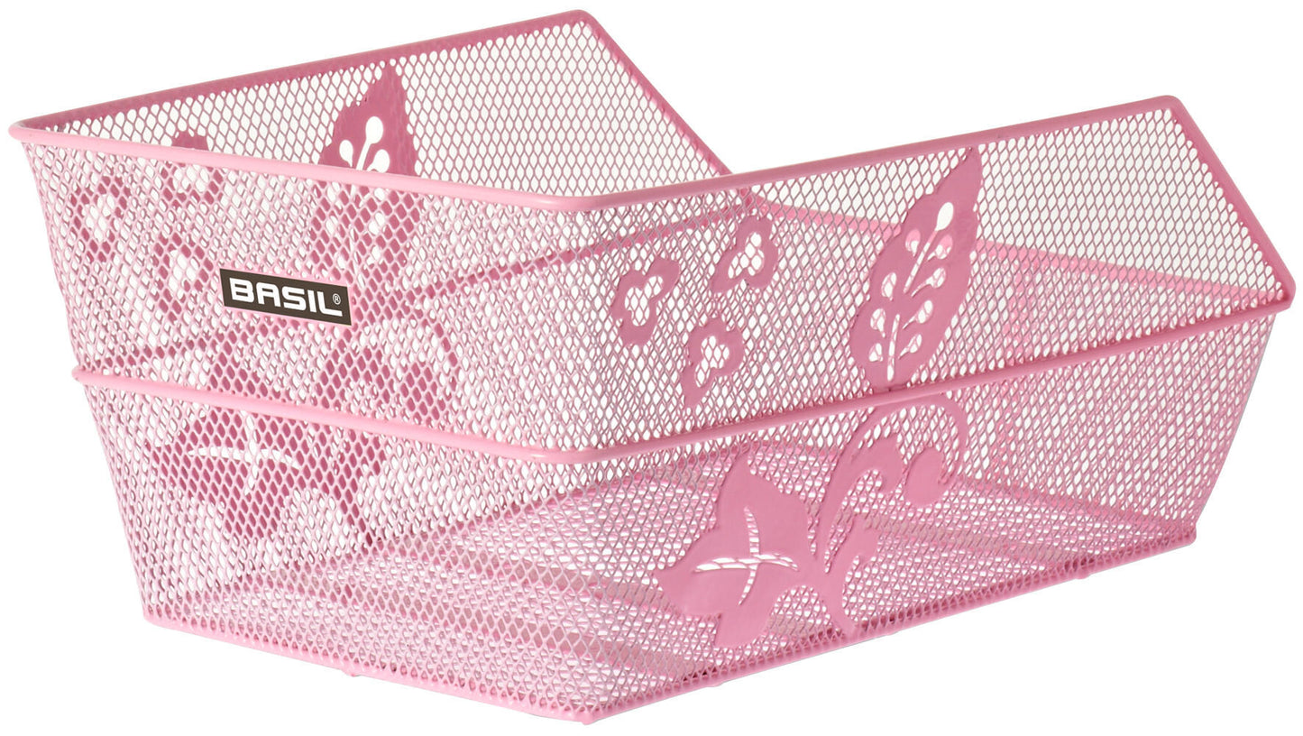 Basil Cento S FM - cestino per biciclette - sul retro - piccolo - incluso materiale di montaggio - rosa