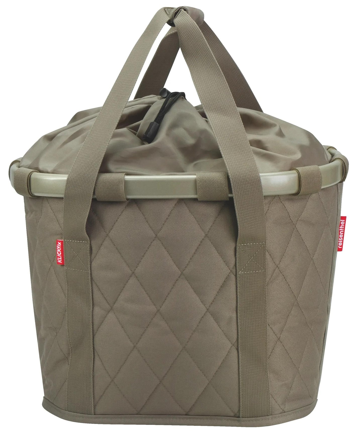Reisenthel korb bikebasket bikebasket rhombus olive klickfix
