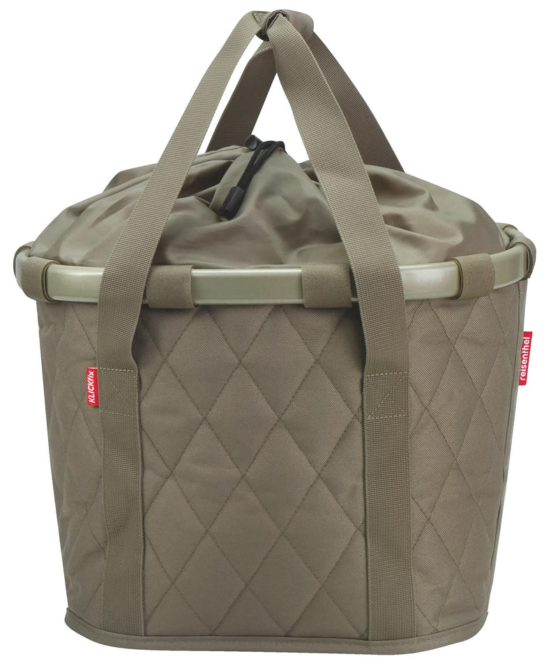 Reisenthel korb bikebasket bikebasket rhombus olive klickfix