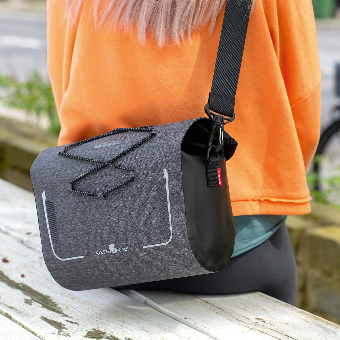 Rixen kaul stuurtas baggy waterproof handlebar bag r k baggy waterpr.grey