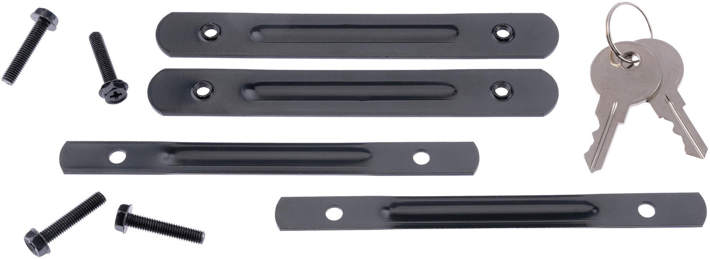 Custodia con serratura per scatola portapacchi Contec ct, custodia con serratura per portapacchi nera