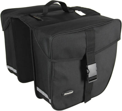 Haberland dubbele tas e-bike m double bag e-bike m black