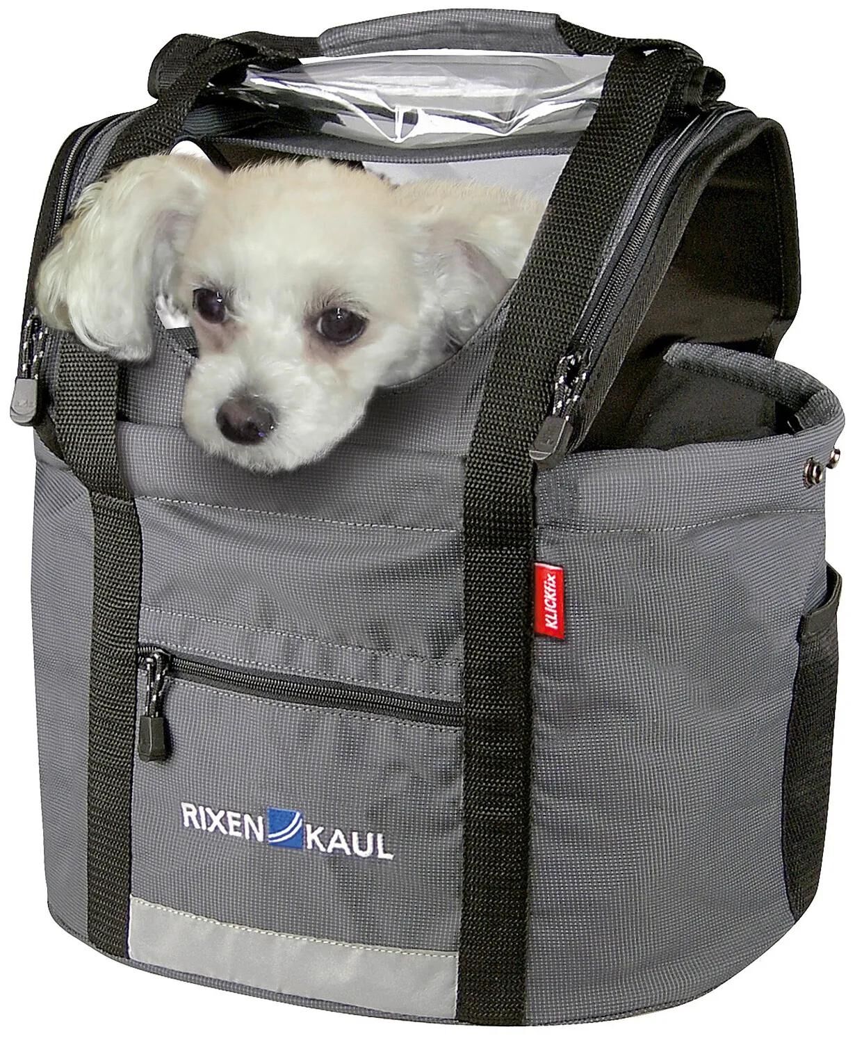 Klickfix Handlebar Doggy 24L Grey
