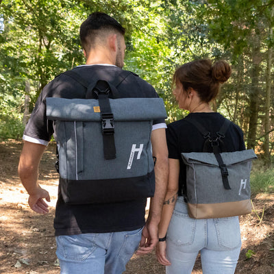 Hamerland Single Bag Keep Rollin Anthr. nero