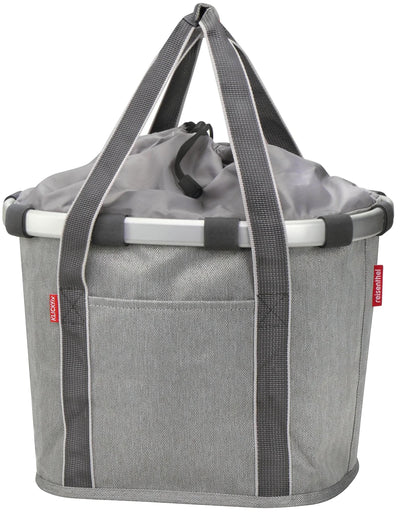 Reisenthel korb bikebasket shopping bag bikebasket herringbone gray