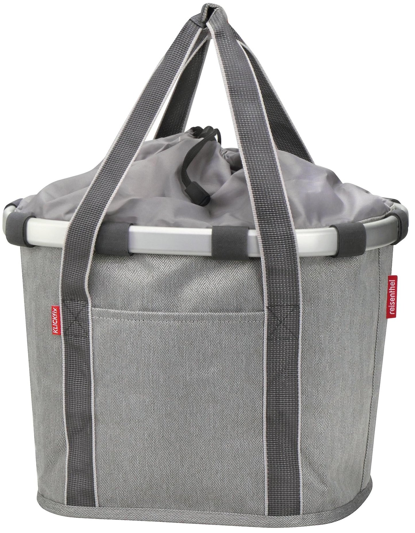 Borsa per la spesa di Rixen Kaul Bikebasket Hrantbone Grey