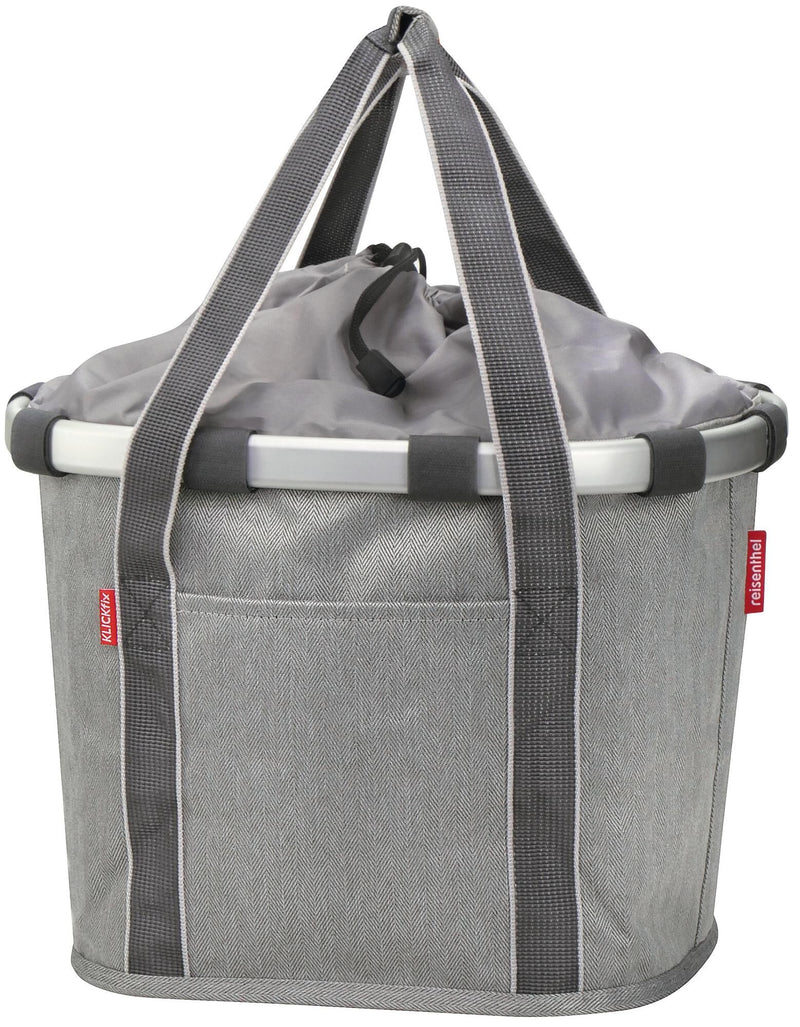 Borsa per la spesa di Rixen Kaul Bikebasket Hrantbone Grey