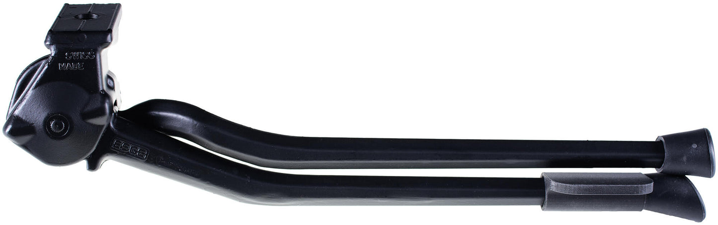 Pletscher supporto a due gambe gemello bipede. twin nero con pedale